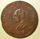 World Coins - Mexico Revolutionary Oaxaca; Copper 10 Centavos 1915