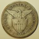 World Coins - Philippines - US Administration Silver 50 Centavos 1908-S