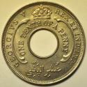 World Coins - British West Africa; 1/10 Penny 1932  UNC