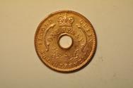 World Coins - British West Africa;  Bronze Penny 1956-KN  UNC