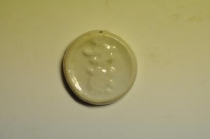 World Coins - Thailand; Chinese Porcelain Gambling Token no date - 1800's/ early 1900's