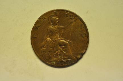 World Coins - Great Britain; Farthing 1917