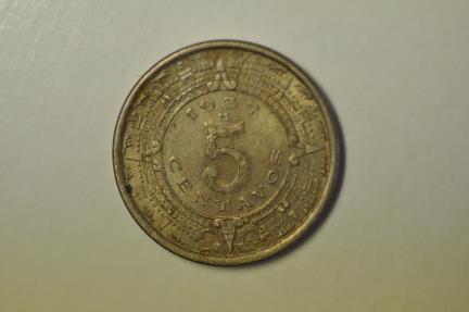 Mexico; 5 Centavos 1937 BU | North & Central American and Caribbean Coins