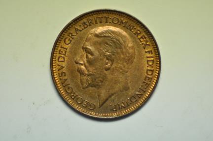 World Coins - Great Britain; Farthing 1931  UNC