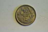 World Coins - Chile; 10 Centavos 1940