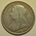 World Coins - Great Britain Silver Crown 1897 LX