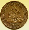 World Coins - Honduras  Centavo 1954