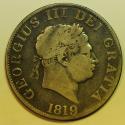 World Coins - Great Britain Silver 1/2 Crown 1819