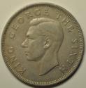 World Coins - New Zealand; Florin 1948   XF