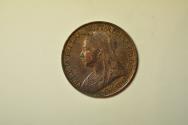 World Coins - Great Britain; Farthing 1901  UNC