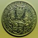 World Coins - Germany Weimar Republic Medallic Silver 5 Reichsmark 1927 D Hindenburg 80th Bday UNC