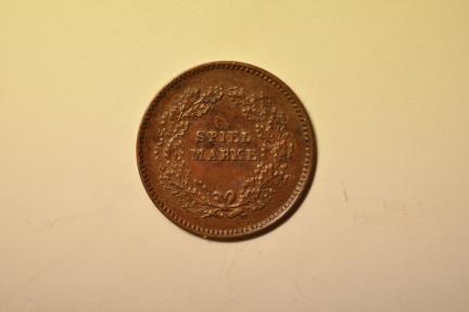 World Coins - Great Britain; Victoria Spiel Marke no date