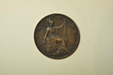 World Coins - Great Britain; Farthing 1906