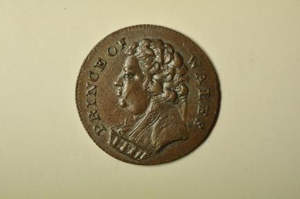 World Coins - Prince of Wales Farthing Token no date ICH DIEN ( I serve)