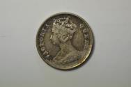 World Coins - Hong Kong; Silver 10 Cents 1899