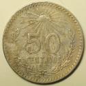 World Coins - Mexico Silver 50 Centavos 1937