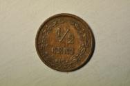 World Coins - Netherlands; 1/2 Cent 1884