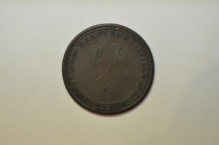 World Coins - Great Britain; 1/2 Penny Token 1811