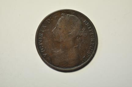 World Coins - Great Britain; Penny 1890