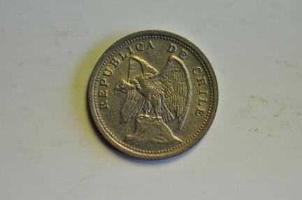 World Coins - Chile; 10 Centavos 1937