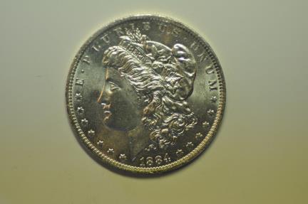 US Coins - Morgan Dollar 1884-O  UNC