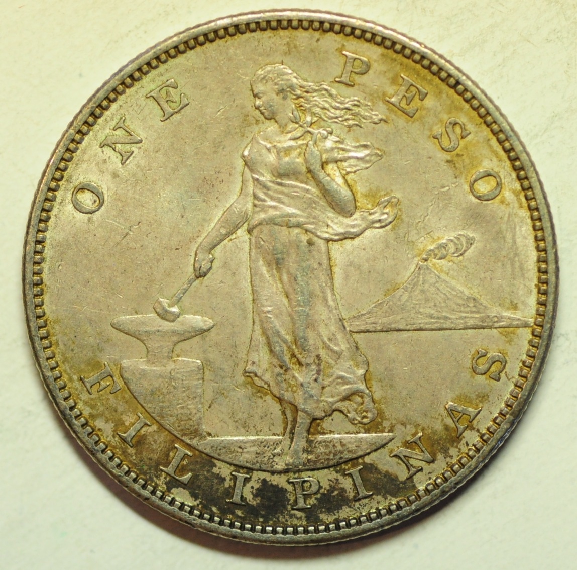 Philippines - US Administration Silver Peso 1903-S | Asian