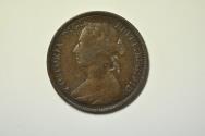 World Coins - Great Britain; 1/2 Penny 1886