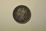 World Coins - Great Britain; Silver 3 Pence 1884