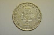 World Coins - Mozambique; Silver 20 Escudos 1960