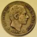 World Coins - Philippines Silver 20 Centimos 1885