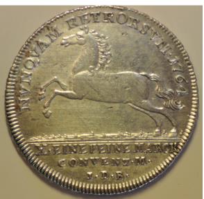 German States Brunswick- Wolfenbuttel; Silver Thaler 1764-IDB XF