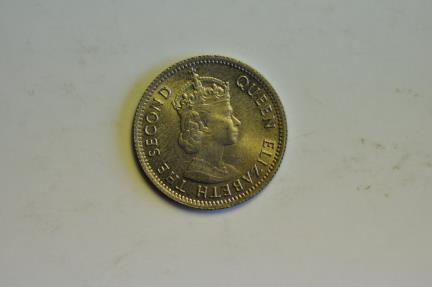 World Coins - Malaya & British Borneo; 5 Cents 1961   BU