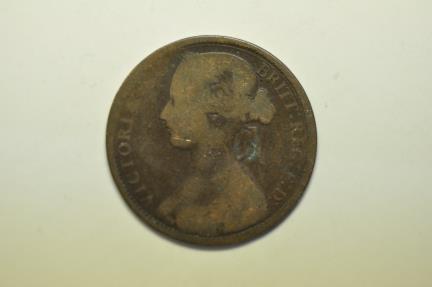 World Coins - Great Britain; Penny 1872