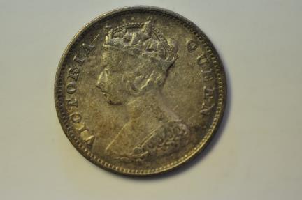 World Coins - Hong Kong; Silver 10 Cents 1896