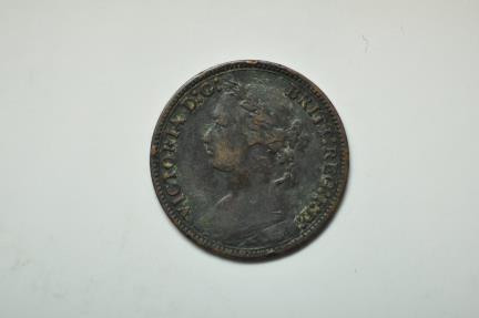 World Coins - Great Britain; Farthing 1878
