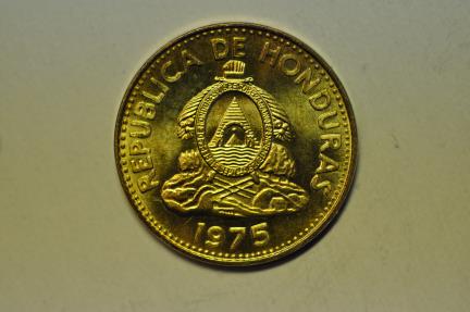 World Coins - Honduras; 5 Centavos 1975  Gem UNC