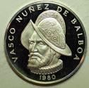 World Coins - Panama Silver Crown - Balboa 1980  Low Mintage: 2,629  PROOF