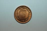 World Coins - Peru; Centavo 1945  Red BU