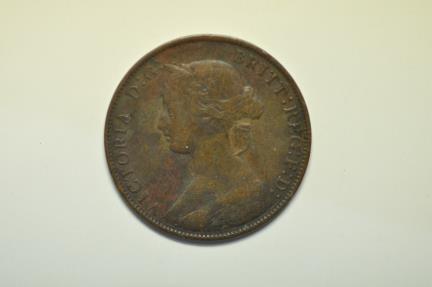World Coins - Great Britain; 1/2 Penny 1861