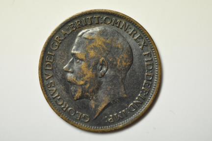 World Coins - Great Britain; Farthing 1917  XF