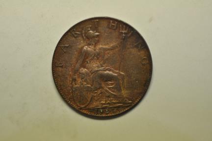 World Coins - Great Britain; Farthing 1924