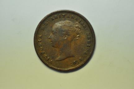 World Coins - Great Britain; 1/2 Farthing 1843