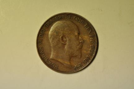 World Coins - Great Britain; Farthing 1909