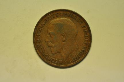 World Coins - Great Britain; Farthing 1922