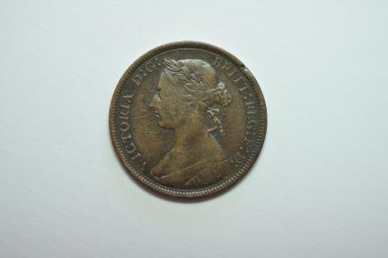 World Coins - Great Britain; 1/2 Penny 1887