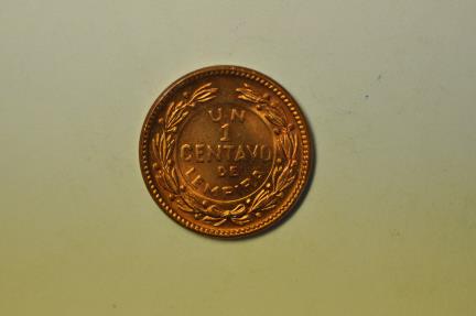 World Coins - Honduras; Centavo 1957  UNC