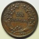 World Coins - Peru  Un Centavo 1935  Thick Planchet