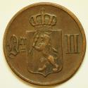 World Coins - Norway Bronze Ore 1899