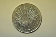 World Coins - Mexico; Silver 8 Reales 1895 Mo AM