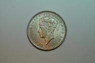 World Coins - Malaya; Silver 20 Cents 1943  UNC